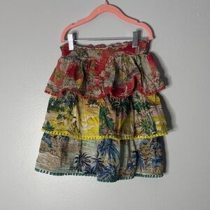 Zimmermann Vibrant Multicolor Mini Skirt